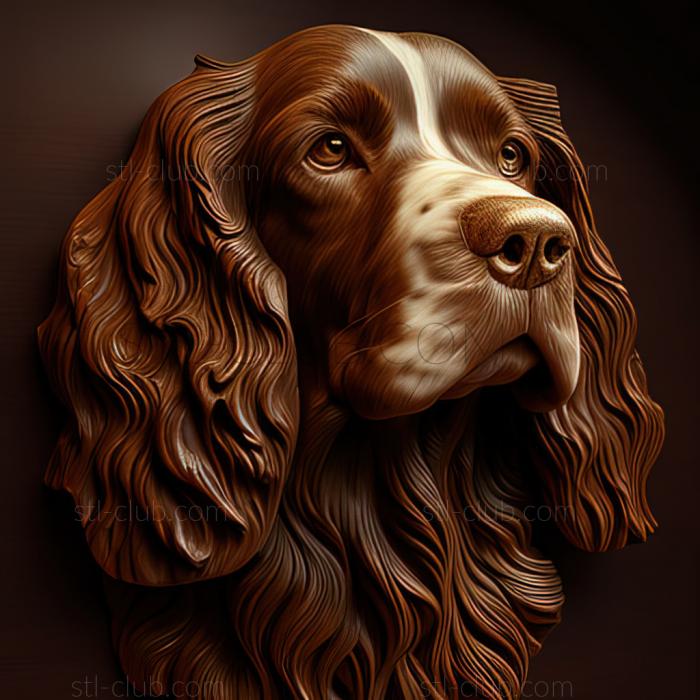 3D model st English Springer Spaniel dog (STL)